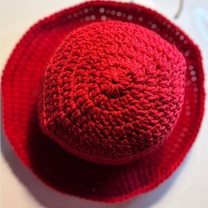 Red Crochet Hat